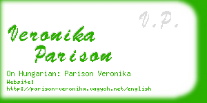 veronika parison business card